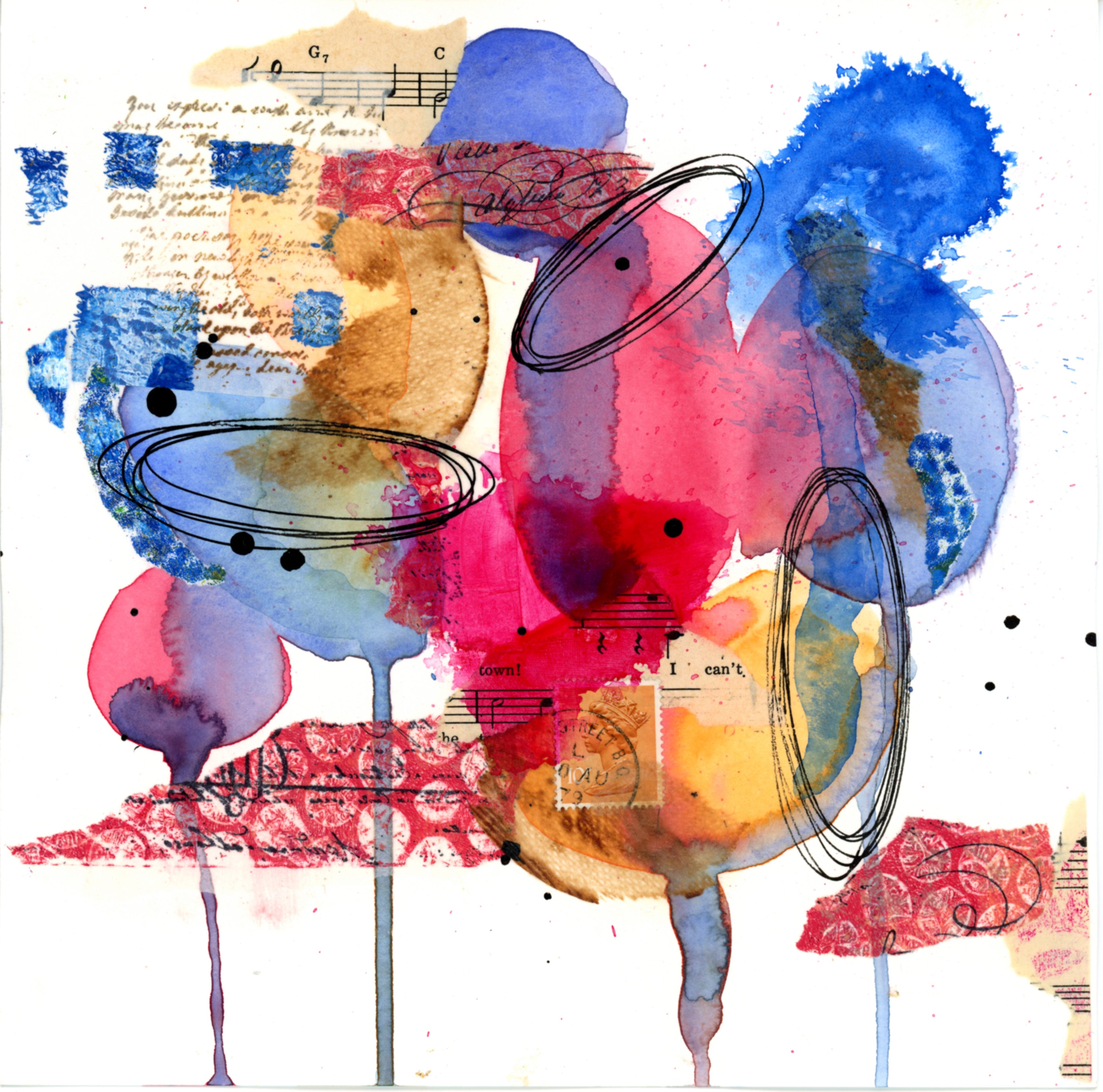 Mixed Media on Paper